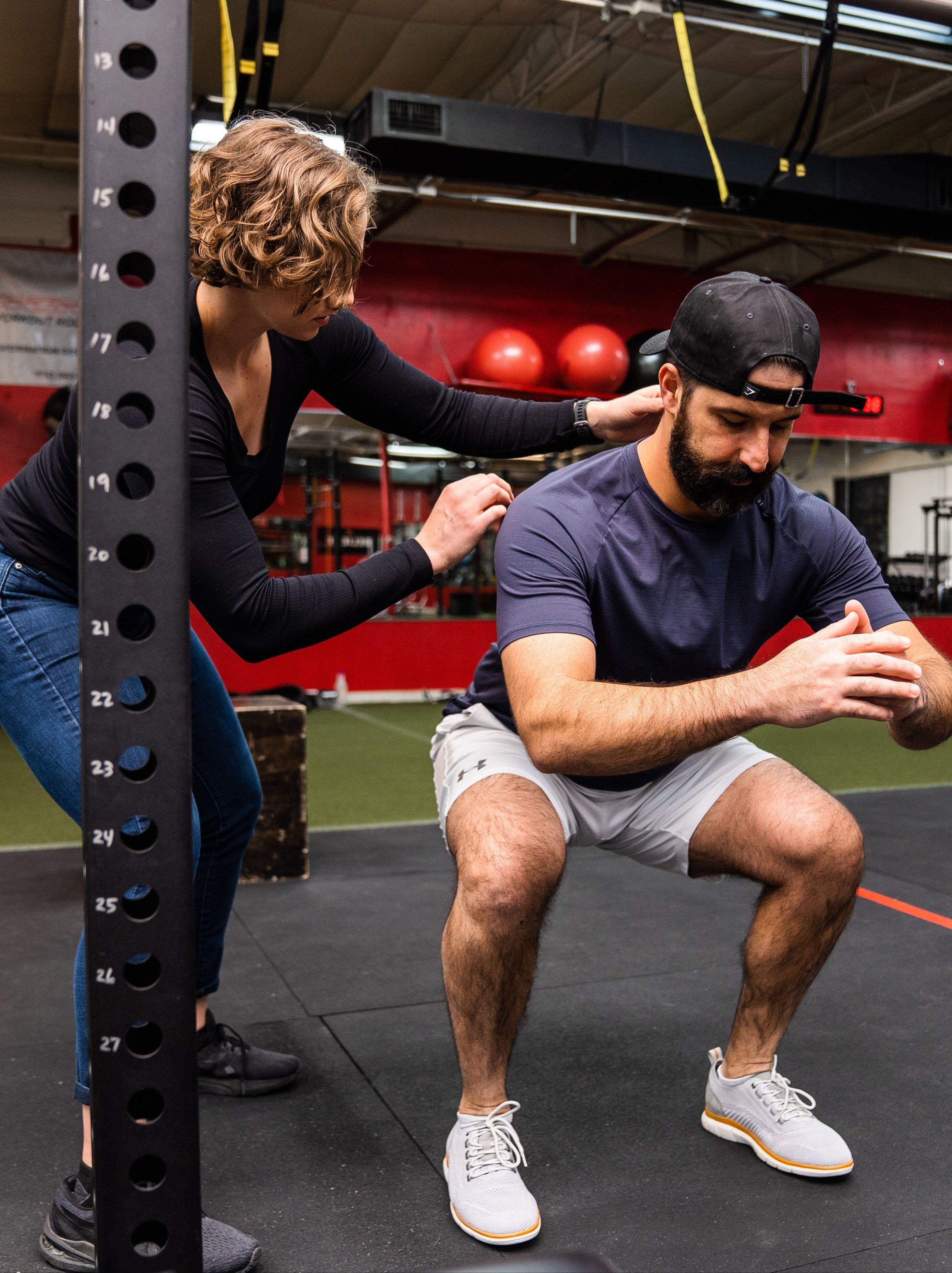 julio squat with morgan